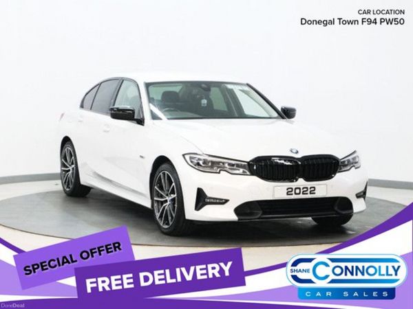 BMW 3-Series Saloon, Petrol Hybrid, 2022, White