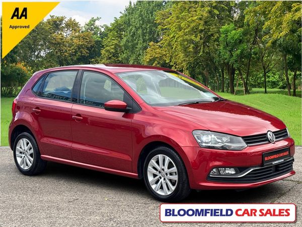 Volkswagen Polo Hatchback, Petrol, 2017, Red
