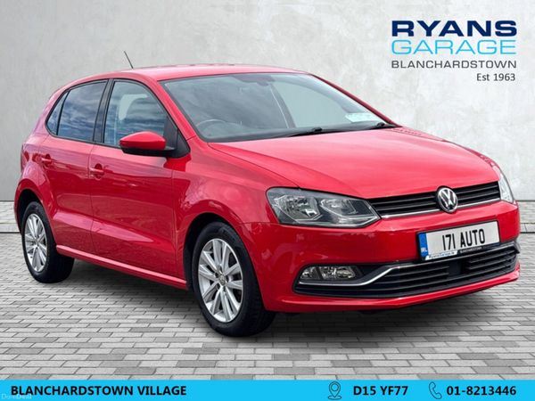 Volkswagen Polo Hatchback, Petrol, 2017, Red