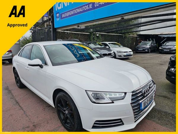 Audi A4 Saloon, Petrol, 2016, White