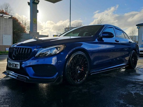 Mercedes-Benz C-Class Saloon, Diesel, 2017, Blue