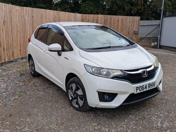 Honda Fit Hatchback, Petrol Hybrid, 2014, White