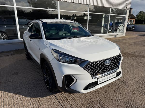 Hyundai Tucson SUV, Diesel Hybrid, 2020, White