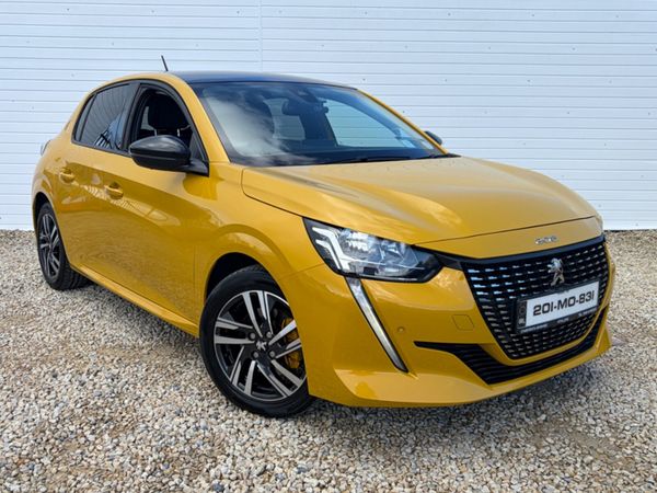 Peugeot 208 Hatchback, Petrol, 2020, Yellow