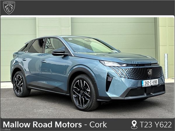 Peugeot 3008 SUV, Petrol Hybrid, 2024, Blue