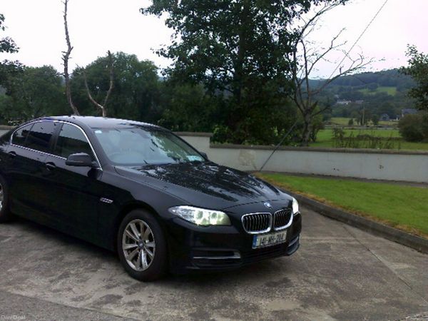 BMW 5-Series Saloon, Diesel, 2014, Black