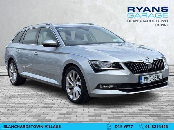 Skoda Superb Estate, Diesel, 2019, Silver