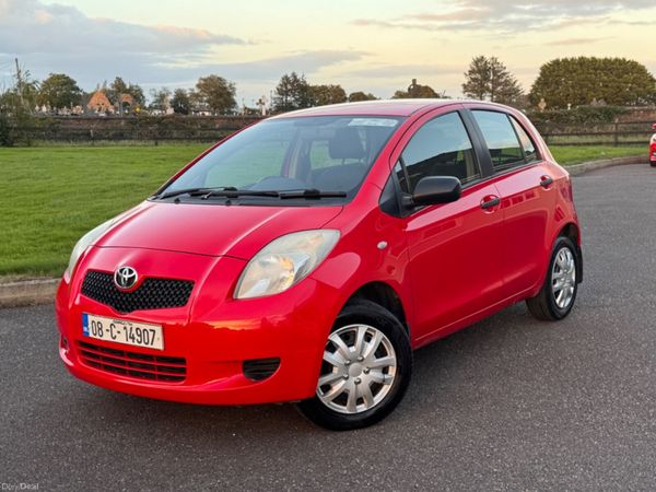 Toyota Yaris Hatchback, Petrol, 2008, Red