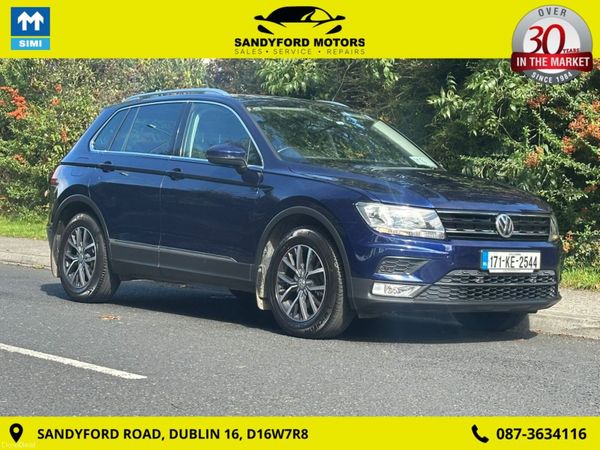 Volkswagen Tiguan Hatchback, Diesel, 2017, Blue