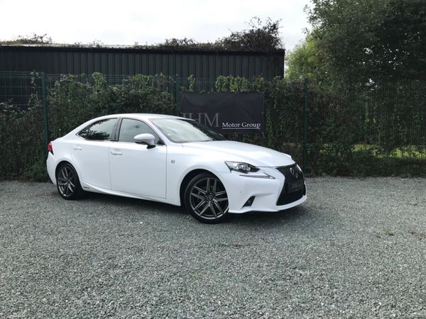 Lexus IS Saloon, Petrol Hybrid, 2016, White