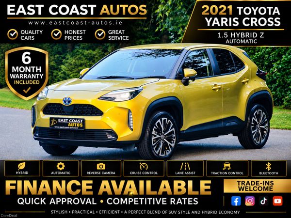 Toyota Yaris Cross Hatchback, Petrol Hybrid, 2021, Yellow