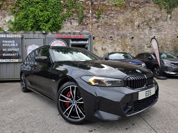 BMW 3-Series Estate, Petrol Hybrid, 2023, Black