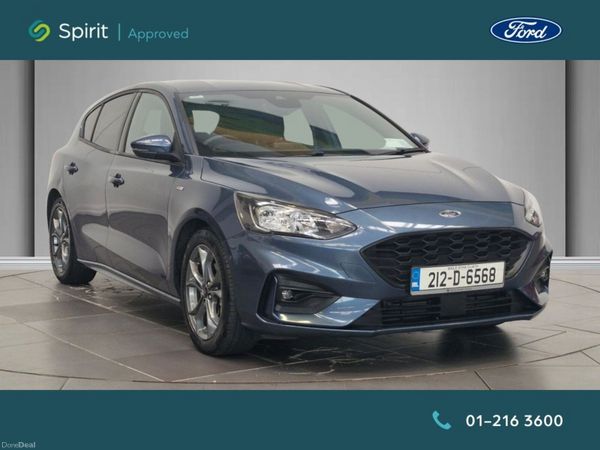 Ford Focus Hatchback, Petrol Hybrid, 2021, Blue