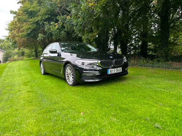 BMW 5-Series Saloon, Petrol Plug-in Hybrid, 2018, Black