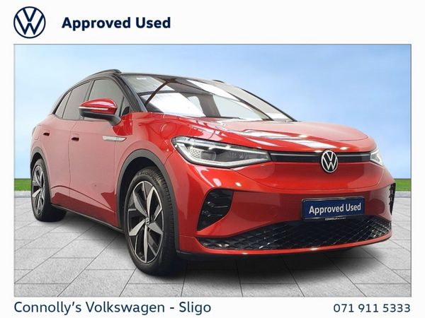 Volkswagen ID.4 SUV, Electric, 2022, Red