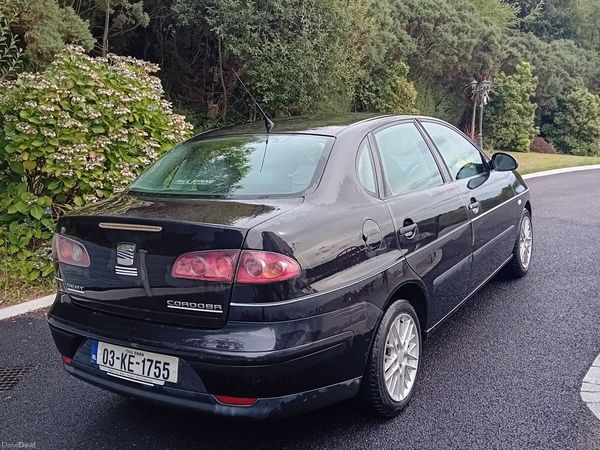 SEAT Cordoba Saloon, Petrol, 2003, Black