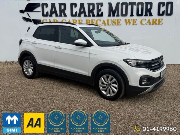 Volkswagen T-Cross Hatchback, Petrol, 2023, White