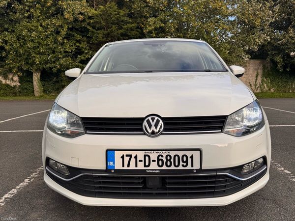Volkswagen Polo Hatchback, Petrol, 2017, White