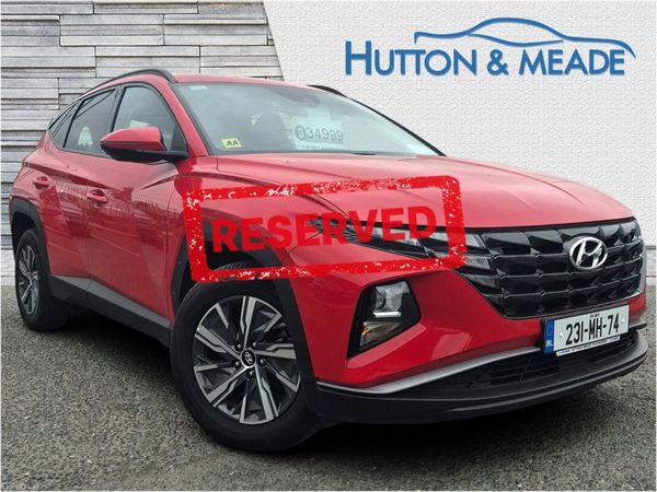 Hyundai Tucson SUV, Petrol Hybrid, 2023, Red