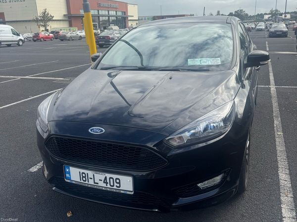 Ford Focus Hatchback, Petrol, 2018, Black