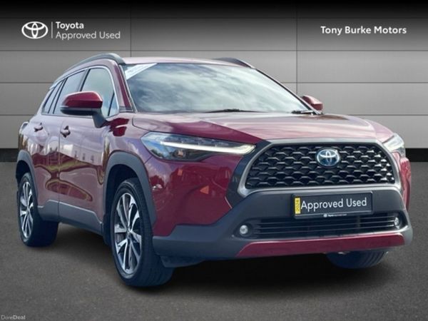 Toyota Corolla Cross SUV, Petrol Hybrid, 2024, Red