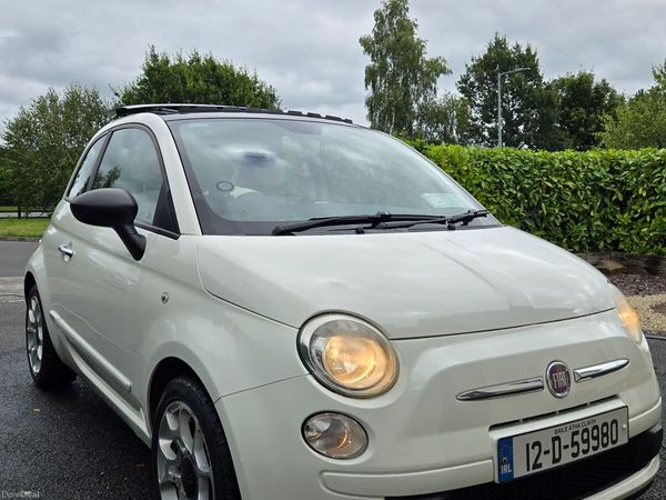 Fiat 500 Hatchback, Petrol, 2012, White