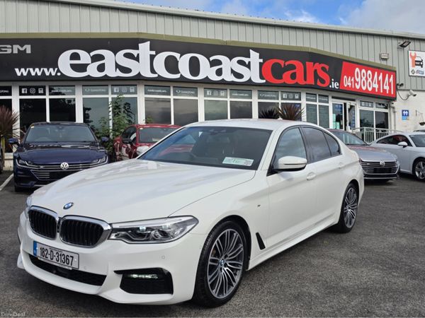 BMW 5-Series Saloon, Diesel, 2018, White