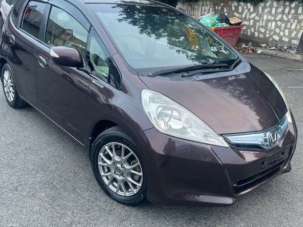 Honda Fit Hatchback, Petrol Hybrid, 2012, Red