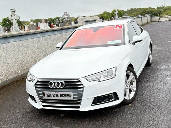 Audi A4 Saloon, Petrol, 2018, White