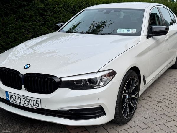 BMW 5-Series Saloon, Diesel, 2018, White