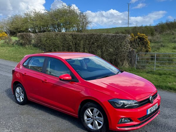 Volkswagen Polo Hatchback, Petrol, 2019, Red