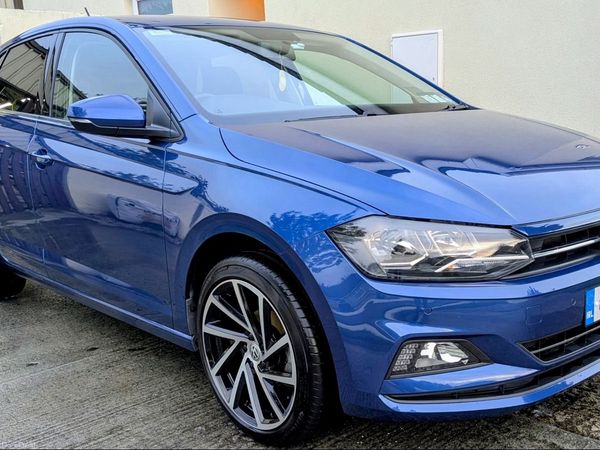Volkswagen Polo Hatchback, Petrol, 2020, Blue