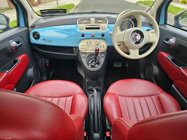 Fiat 500 Hatchback, Petrol, 2012, Blue