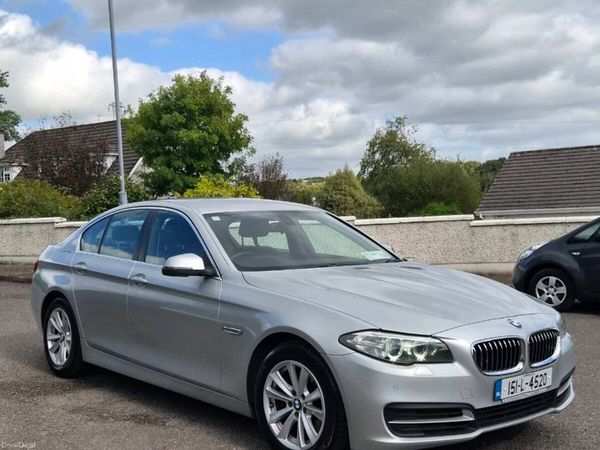 BMW 5-Series Saloon, Diesel, 2015, Silver