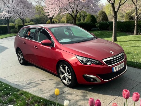 Peugeot 308 Estate, Diesel, 2016, Red