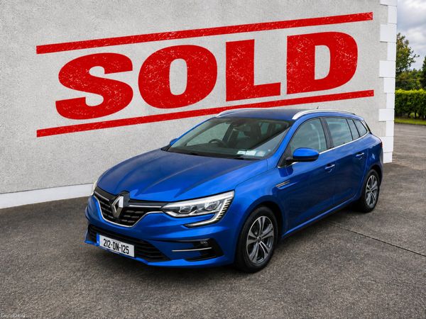 Renault Megane Estate, Petrol Plug-in Hybrid, 2021, Blue