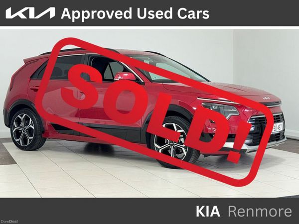 Kia Niro Hatchback, Petrol Hybrid, 2024, Red
