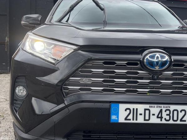 Toyota RAV4 SUV, Petrol Hybrid, 2021, Black