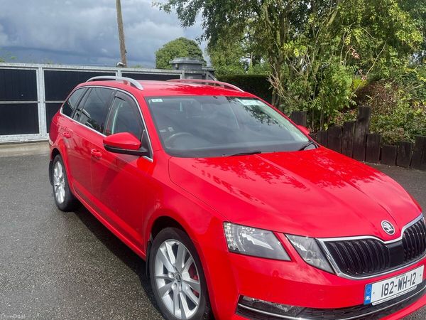 Skoda Octavia Estate, Diesel, 2018, Red