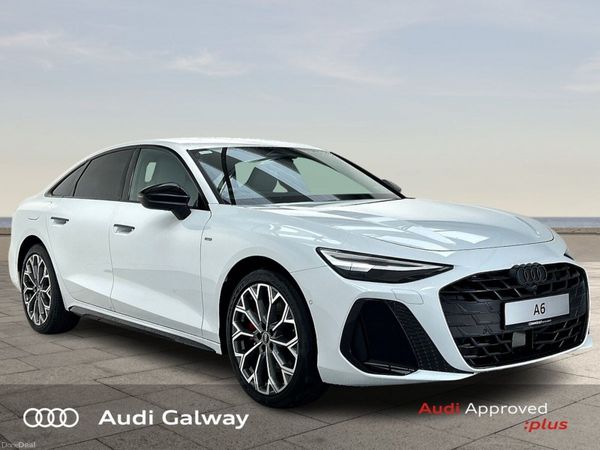 Audi A6 Saloon, Petrol Plug-in Hybrid, 2026, White