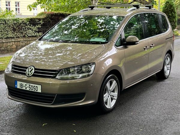 Volkswagen Sharan MPV, Diesel, 2018, Gold