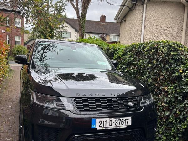 Land Rover Range Rover Sport SUV, Petrol Plug-in Hybrid, 2021, Black