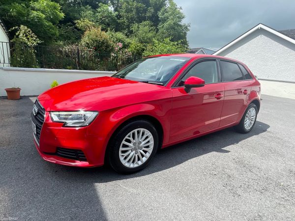 Audi A3 Hatchback, Diesel, 2017, Red