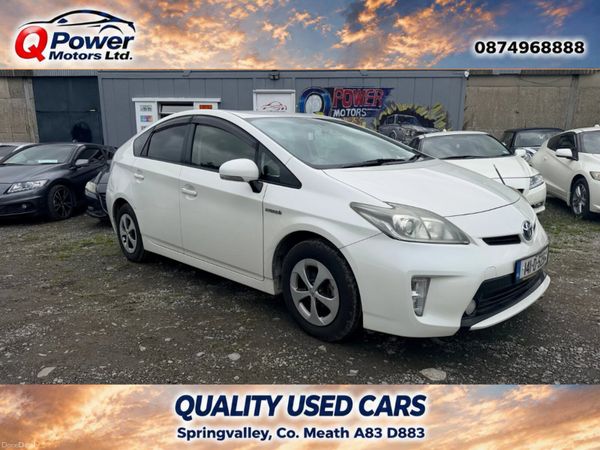 Toyota Prius Hatchback, Petrol Hybrid, 2014, White