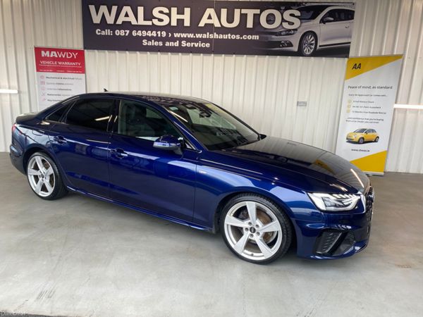Audi A4 Saloon, Diesel, 2021, Blue