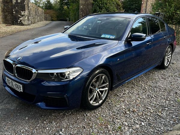 BMW 5-Series Saloon, Diesel, 2019, Blue