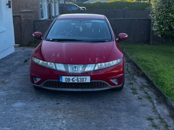 Honda Civic Hatchback, Petrol, 2008, Red