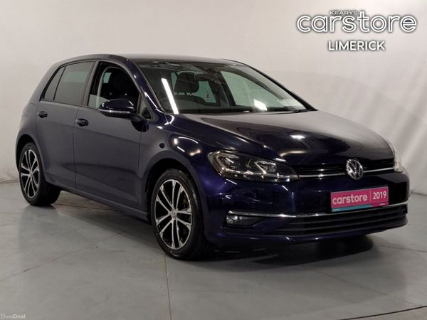 Volkswagen Golf Hatchback, Petrol, 2019, Blue