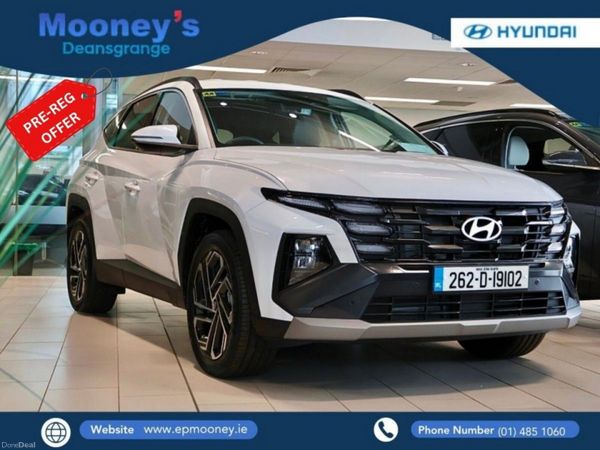 Hyundai Tucson SUV, Petrol Plug-in Hybrid, 2026, White