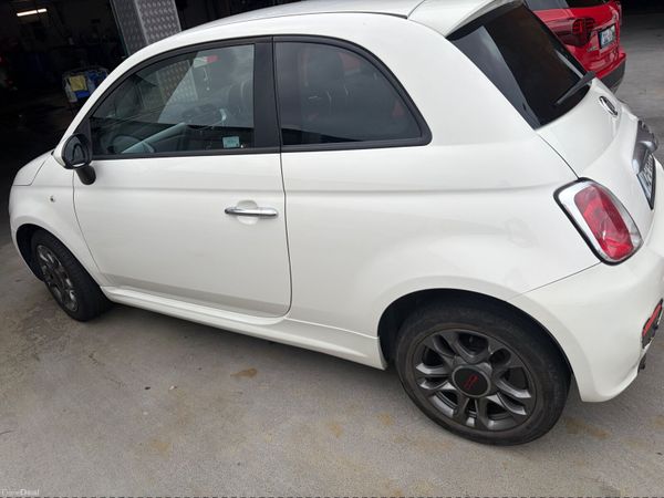 Fiat 500 Hatchback, Petrol, 2014, White